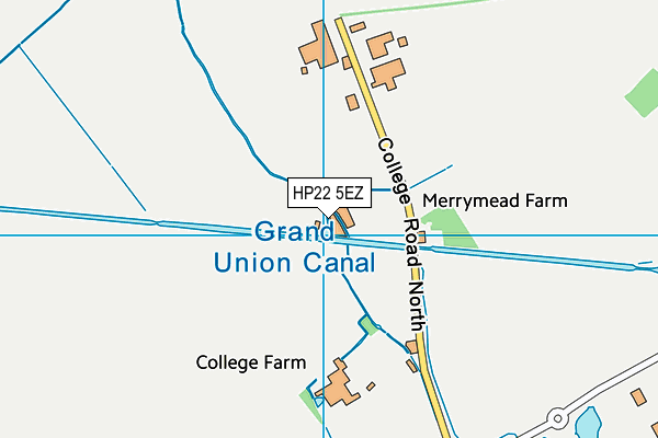 HP22 5EZ map - OS VectorMap District (Ordnance Survey)