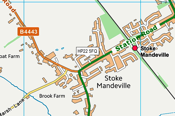 HP22 5FQ map - OS VectorMap District (Ordnance Survey) HP22 5FQ map - OS VectorMap District (Ordnance Survey)