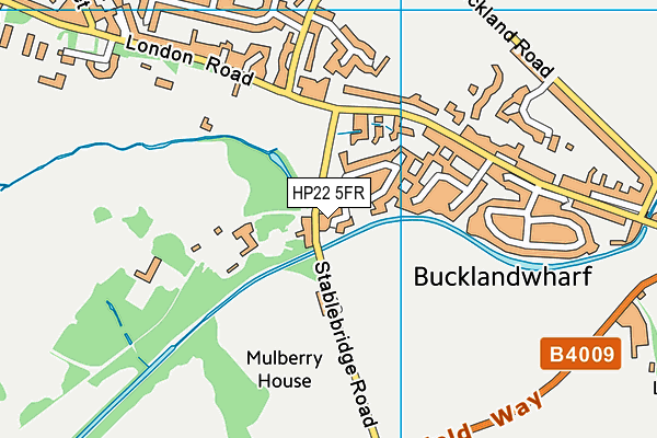 HP22 5FR map - OS VectorMap District (Ordnance Survey)