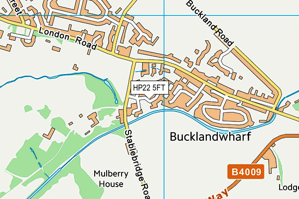 HP22 5FT map - OS VectorMap District (Ordnance Survey) HP22 5FT map - OS VectorMap District (Ordnance Survey)