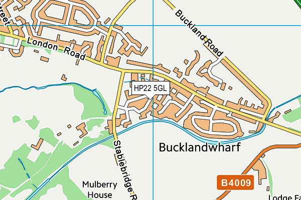 HP22 5GL map - OS VectorMap District (Ordnance Survey) HP22 5GL map - OS VectorMap District (Ordnance Survey)