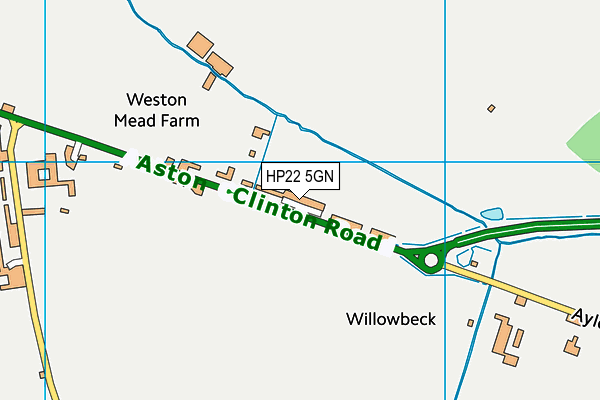 HP22 5GN map - OS VectorMap District (Ordnance Survey) HP22 5GN map - OS VectorMap District (Ordnance Survey)