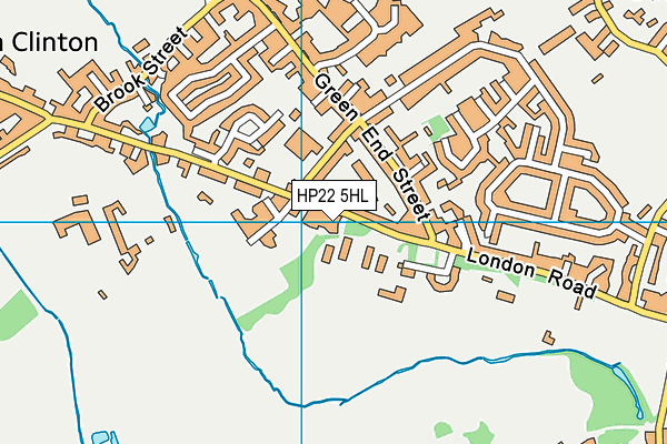 HP22 5HL map - OS VectorMap District (Ordnance Survey) HP22 5HL map - OS VectorMap District (Ordnance Survey)