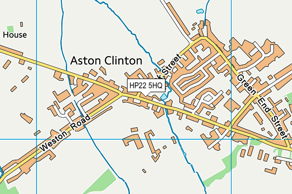 HP22 5HQ map - OS VectorMap District (Ordnance Survey)