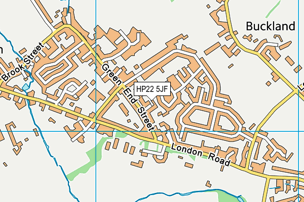 HP22 5JF map - OS VectorMap District (Ordnance Survey)