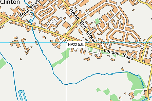 HP22 5JL map - OS VectorMap District (Ordnance Survey) HP22 5JL map - OS VectorMap District (Ordnance Survey)