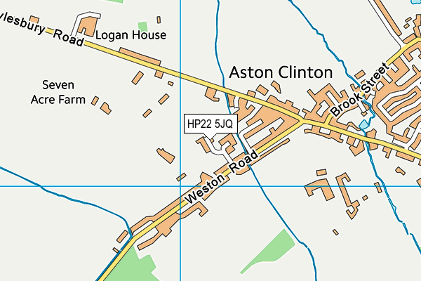 HP22 5JQ map - OS VectorMap District (Ordnance Survey)