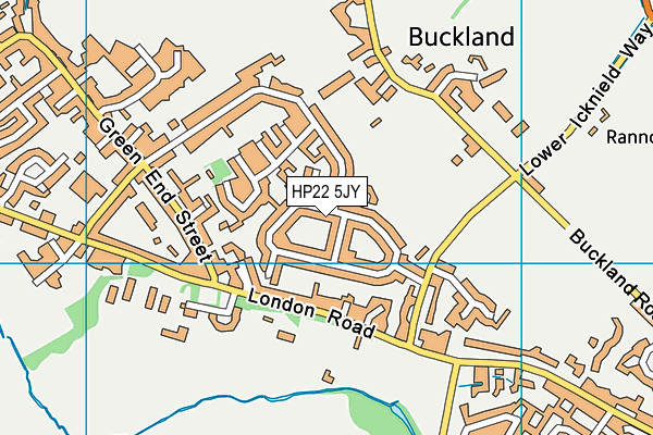 HP22 5JY map - OS VectorMap District (Ordnance Survey) HP22 5JY map - OS VectorMap District (Ordnance Survey)