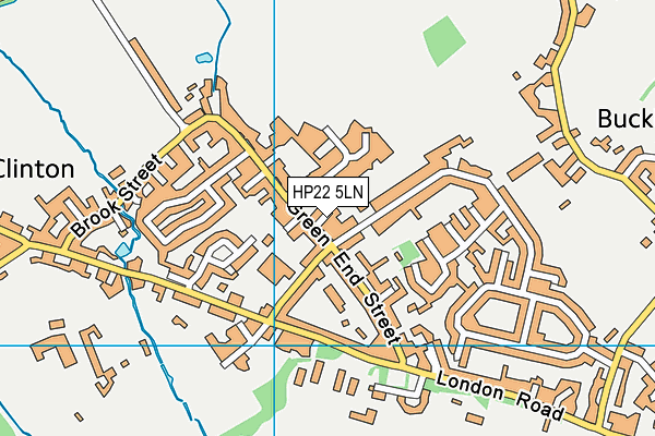 HP22 5LN map - OS VectorMap District (Ordnance Survey) HP22 5LN map - OS VectorMap District (Ordnance Survey)