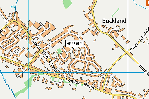 HP22 5LY map - OS VectorMap District (Ordnance Survey) HP22 5LY map - OS VectorMap District (Ordnance Survey)