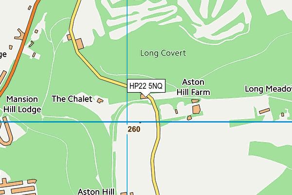 HP22 5NQ map - OS VectorMap District (Ordnance Survey)