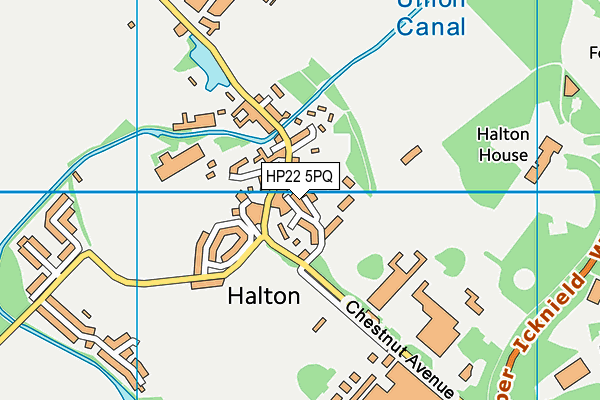 HP22 5PQ map - OS VectorMap District (Ordnance Survey)