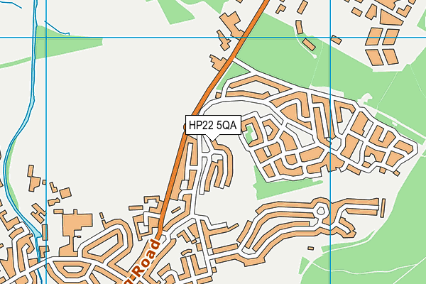 HP22 5QA map - OS VectorMap District (Ordnance Survey) HP22 5QA map - OS VectorMap District (Ordnance Survey)