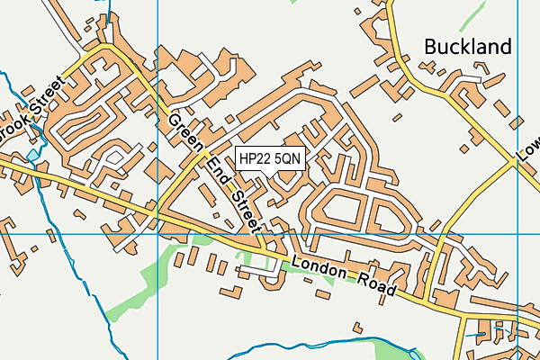 HP22 5QN map - OS VectorMap District (Ordnance Survey)