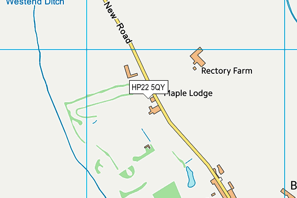 HP22 5QY map - OS VectorMap District (Ordnance Survey) HP22 5QY map - OS VectorMap District (Ordnance Survey)