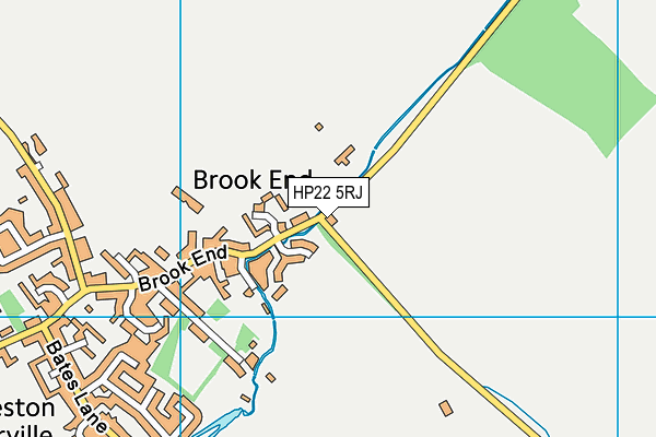 HP22 5RJ map - OS VectorMap District (Ordnance Survey)