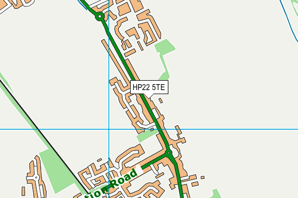 HP22 5TE map - OS VectorMap District (Ordnance Survey) HP22 5TE map - OS VectorMap District (Ordnance Survey)