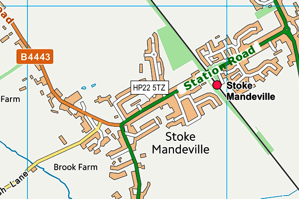 HP22 5TZ map - OS VectorMap District (Ordnance Survey) HP22 5TZ map - OS VectorMap District (Ordnance Survey)