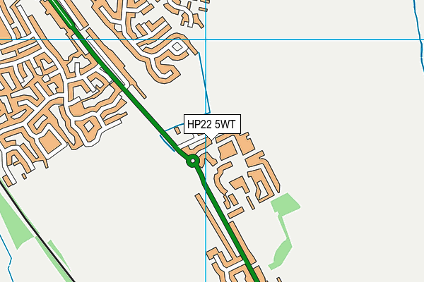 HP22 5WT map - OS VectorMap District (Ordnance Survey) HP22 5WT map - OS VectorMap District (Ordnance Survey)