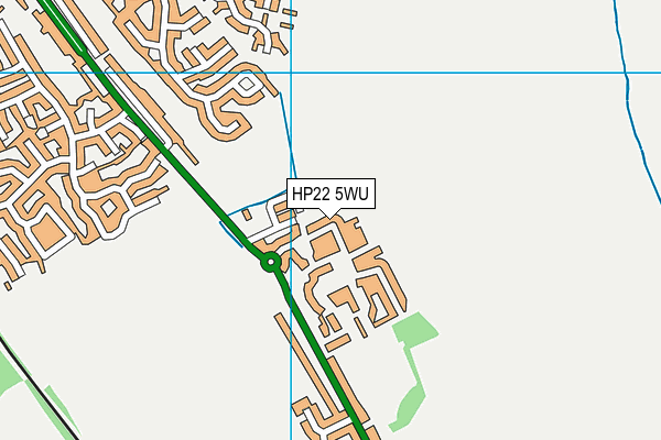 HP22 5WU map - OS VectorMap District (Ordnance Survey) HP22 5WU map - OS VectorMap District (Ordnance Survey)