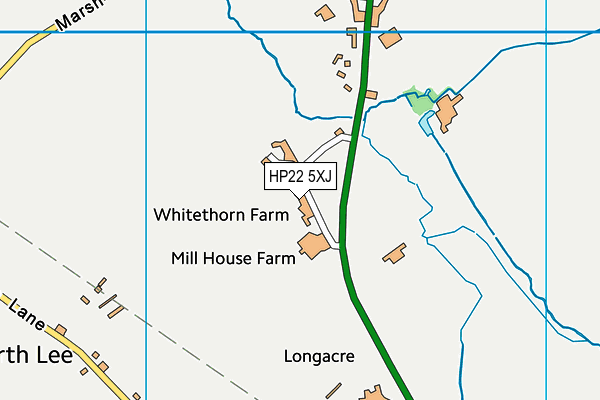 HP22 5XJ map - OS VectorMap District (Ordnance Survey) HP22 5XJ map - OS VectorMap District (Ordnance Survey)