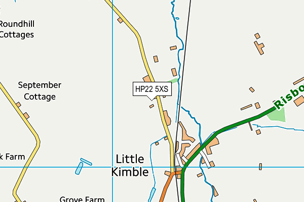 HP22 5XS map - OS VectorMap District (Ordnance Survey) HP22 5XS map - OS VectorMap District (Ordnance Survey)
