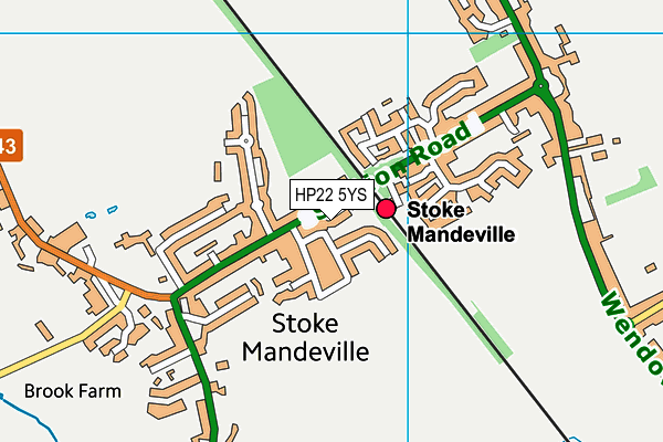 HP22 5YS map - OS VectorMap District (Ordnance Survey) HP22 5YS map - OS VectorMap District (Ordnance Survey)
