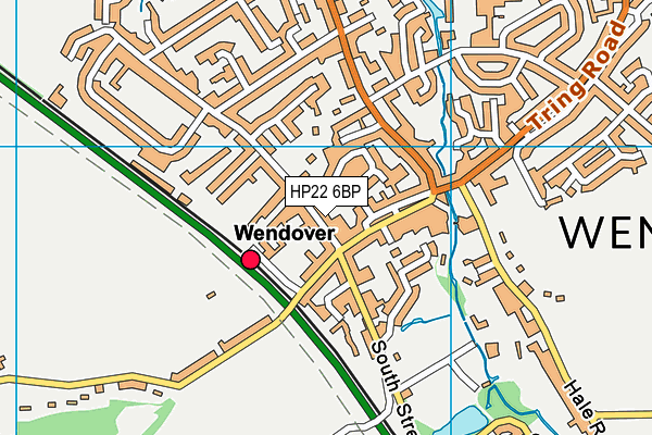 HP22 6BP map - OS VectorMap District (Ordnance Survey) HP22 6BP map - OS VectorMap District (Ordnance Survey)