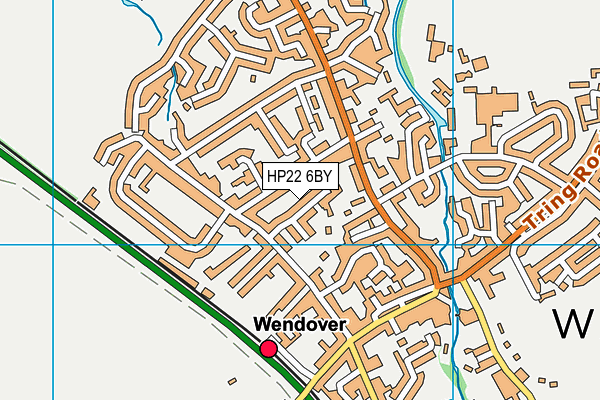 HP22 6BY map - OS VectorMap District (Ordnance Survey) HP22 6BY map - OS VectorMap District (Ordnance Survey)