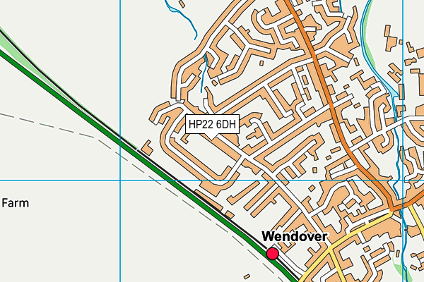 HP22 6DH map - OS VectorMap District (Ordnance Survey) HP22 6DH map - OS VectorMap District (Ordnance Survey)