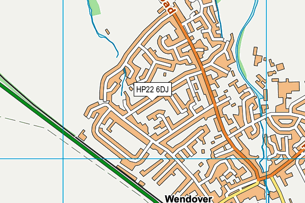 HP22 6DJ map - OS VectorMap District (Ordnance Survey) HP22 6DJ map - OS VectorMap District (Ordnance Survey)