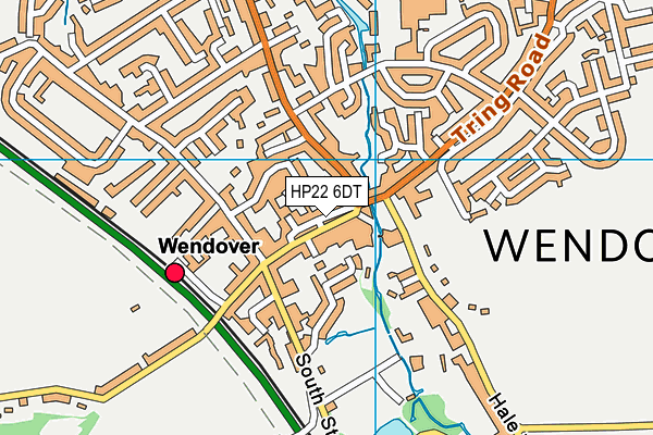 HP22 6DT map - OS VectorMap District (Ordnance Survey) HP22 6DT map - OS VectorMap District (Ordnance Survey)