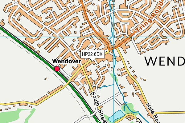 HP22 6DX map - OS VectorMap District (Ordnance Survey) HP22 6DX map - OS VectorMap District (Ordnance Survey)