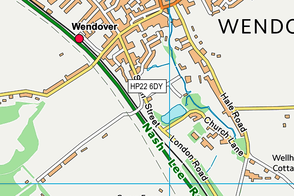 HP22 6DY map - OS VectorMap District (Ordnance Survey) HP22 6DY map - OS VectorMap District (Ordnance Survey)