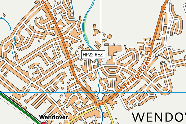 HP22 6EZ map - OS VectorMap District (Ordnance Survey) HP22 6EZ map - OS VectorMap District (Ordnance Survey)