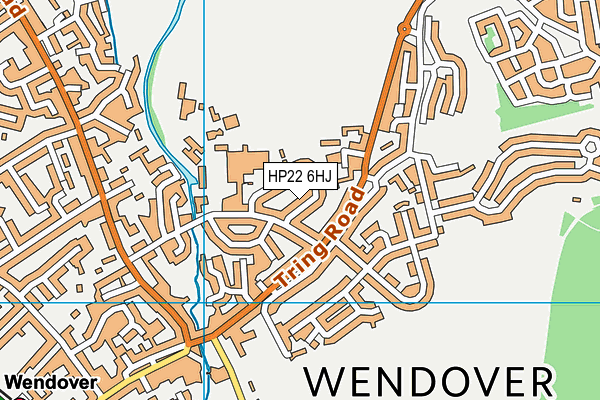 HP22 6HJ map - OS VectorMap District (Ordnance Survey) HP22 6HJ map - OS VectorMap District (Ordnance Survey)
