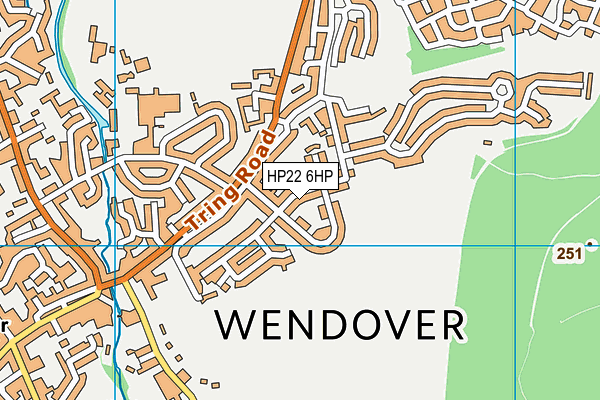 HP22 6HP map - OS VectorMap District (Ordnance Survey) HP22 6HP map - OS VectorMap District (Ordnance Survey)