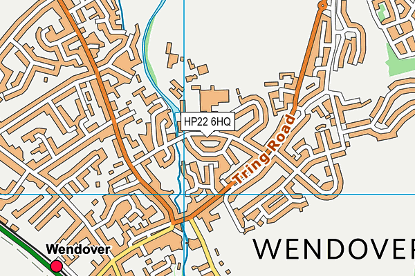 HP22 6HQ map - OS VectorMap District (Ordnance Survey) HP22 6HQ map - OS VectorMap District (Ordnance Survey)