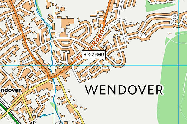 HP22 6HU map - OS VectorMap District (Ordnance Survey)