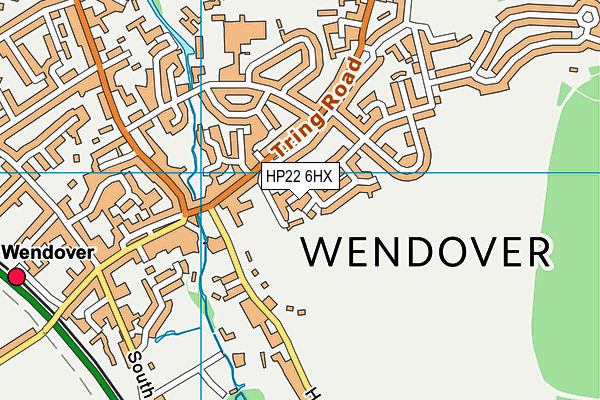 HP22 6HX map - OS VectorMap District (Ordnance Survey) HP22 6HX map - OS VectorMap District (Ordnance Survey)