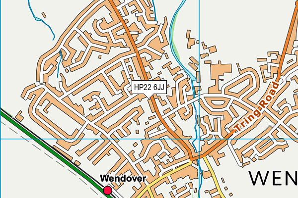 HP22 6JJ map - OS VectorMap District (Ordnance Survey) HP22 6JJ map - OS VectorMap District (Ordnance Survey)