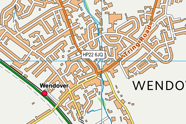 HP22 6JQ map - OS VectorMap District (Ordnance Survey) HP22 6JQ map - OS VectorMap District (Ordnance Survey)