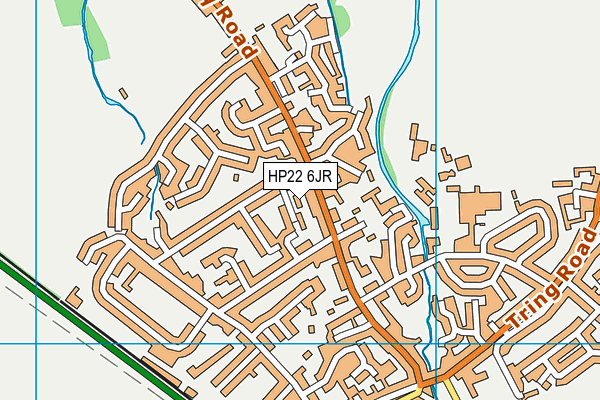 HP22 6JR map - OS VectorMap District (Ordnance Survey) HP22 6JR map - OS VectorMap District (Ordnance Survey)