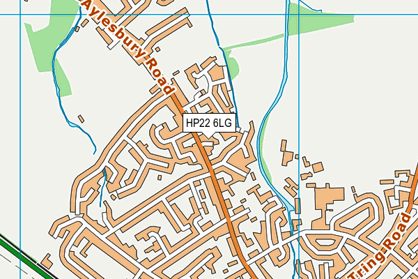 HP22 6LG map - OS VectorMap District (Ordnance Survey) HP22 6LG map - OS VectorMap District (Ordnance Survey)