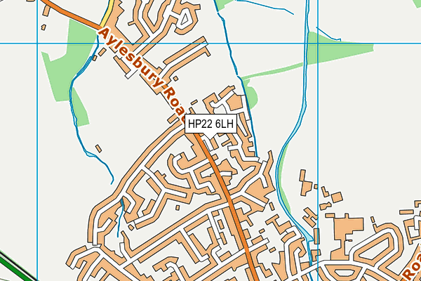 HP22 6LH map - OS VectorMap District (Ordnance Survey) HP22 6LH map - OS VectorMap District (Ordnance Survey)