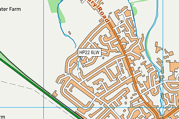 HP22 6LW map - OS VectorMap District (Ordnance Survey) HP22 6LW map - OS VectorMap District (Ordnance Survey)
