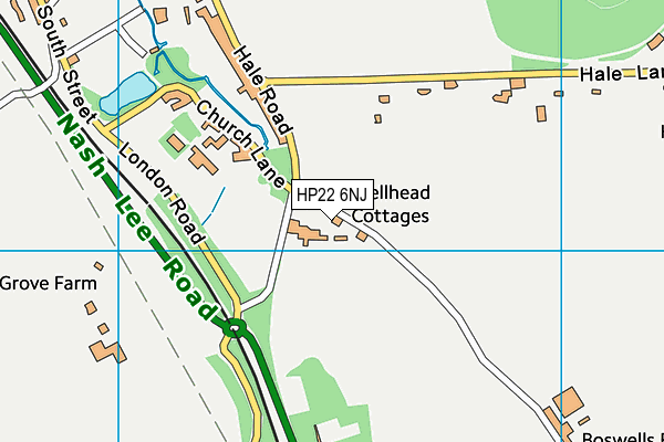 HP22 6NJ map - OS VectorMap District (Ordnance Survey) HP22 6NJ map - OS VectorMap District (Ordnance Survey)