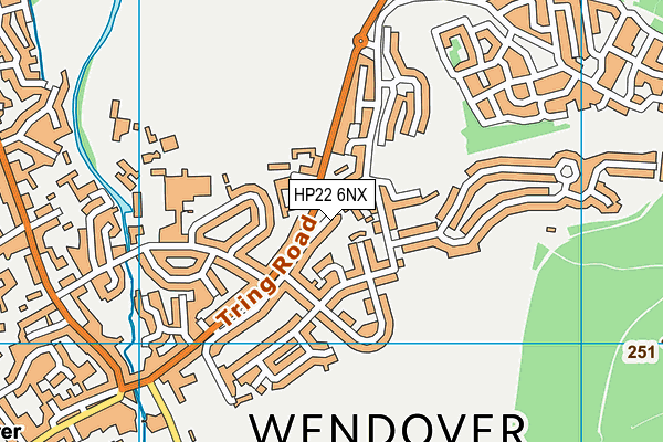 HP22 6NX map - OS VectorMap District (Ordnance Survey) HP22 6NX map - OS VectorMap District (Ordnance Survey)