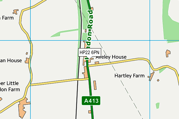 HP22 6PN map - OS VectorMap District (Ordnance Survey) HP22 6PN map - OS VectorMap District (Ordnance Survey)