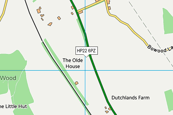 HP22 6PZ map - OS VectorMap District (Ordnance Survey) HP22 6PZ map - OS VectorMap District (Ordnance Survey)